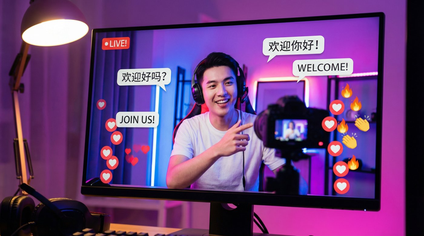 抖音风直播互动视频